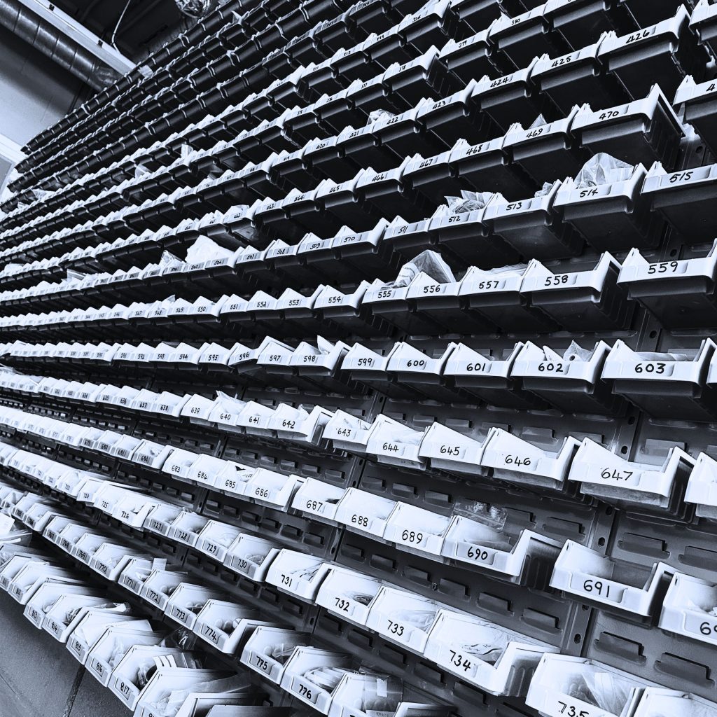 Trays of tools